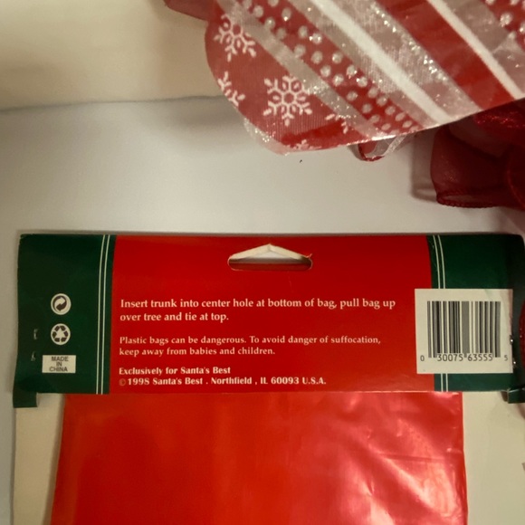 Santa’s Best Christmas 🎄 Giant Tree Removal Bag. - Picture 4 of 7